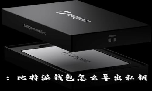 : 比特派钱包怎么导出私钥