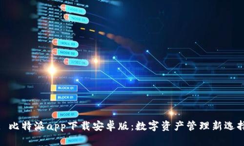 : 比特派app下载安卓版：数字资产管理新选择