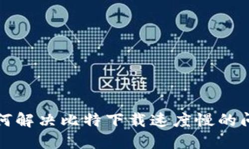 如何解决比特下载速度慢的问题